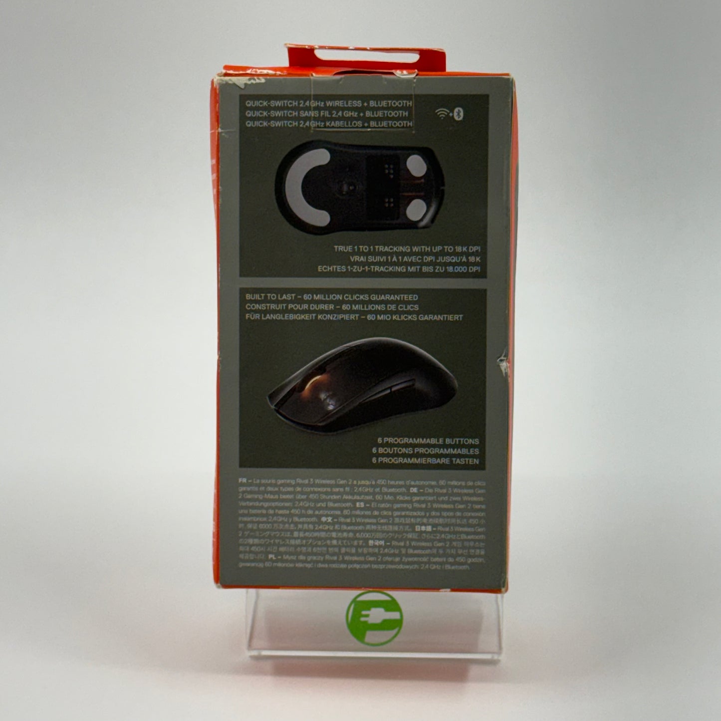 New SteelSeries Rival 3 Wireless Gen 2 Black 62687 Wireless Gaming Mouse