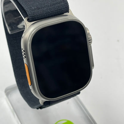 Unlocked Apple Watch Ultra 3 49MM Natural Titanium Black Alpine Loop  MF1V4LW/A