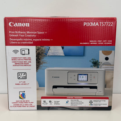 New Canon PIXMA TS7722 Wireless Printer 6256C022