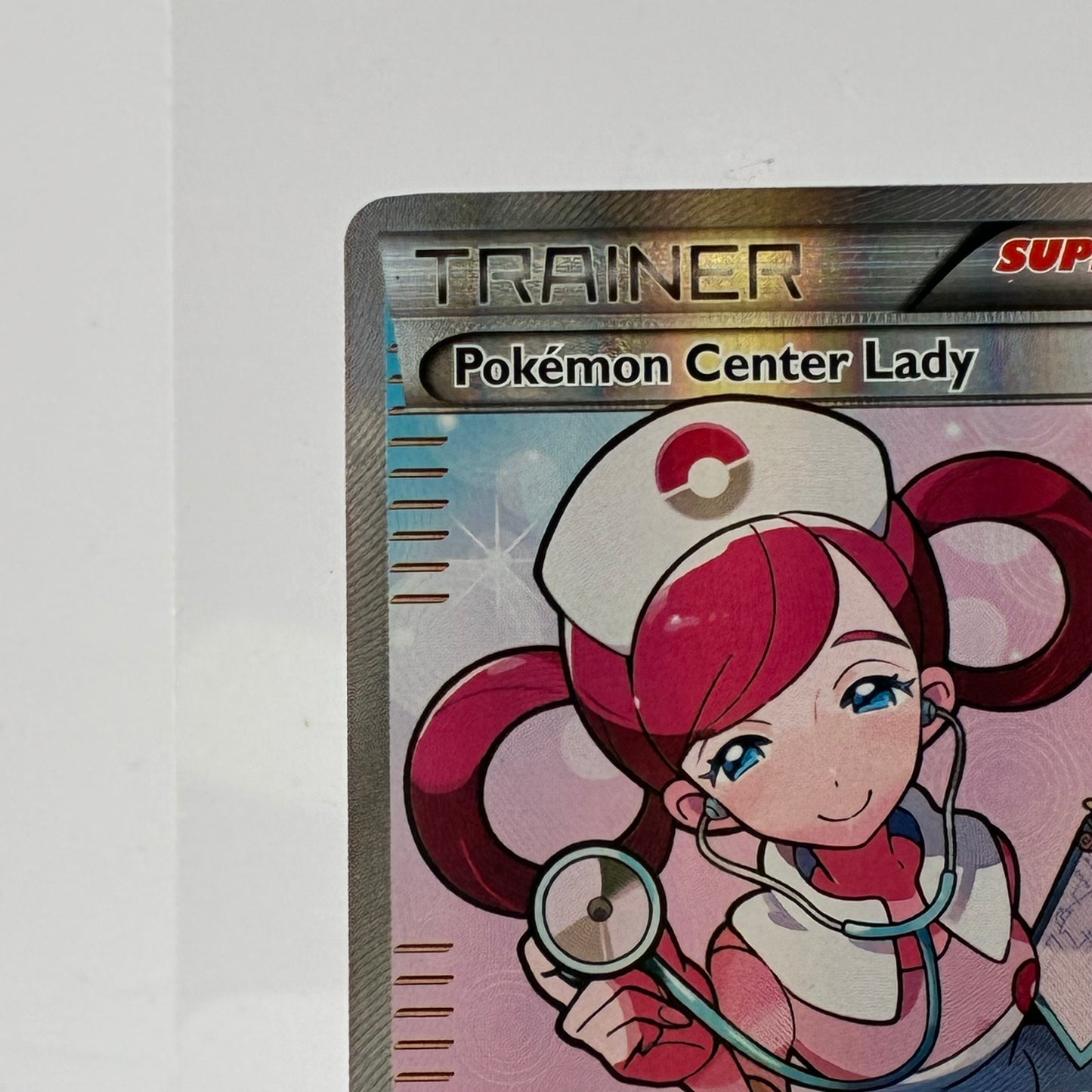 Pokémon TCG Flashfire Pokemon Center Lady 105/106 Holo English LP