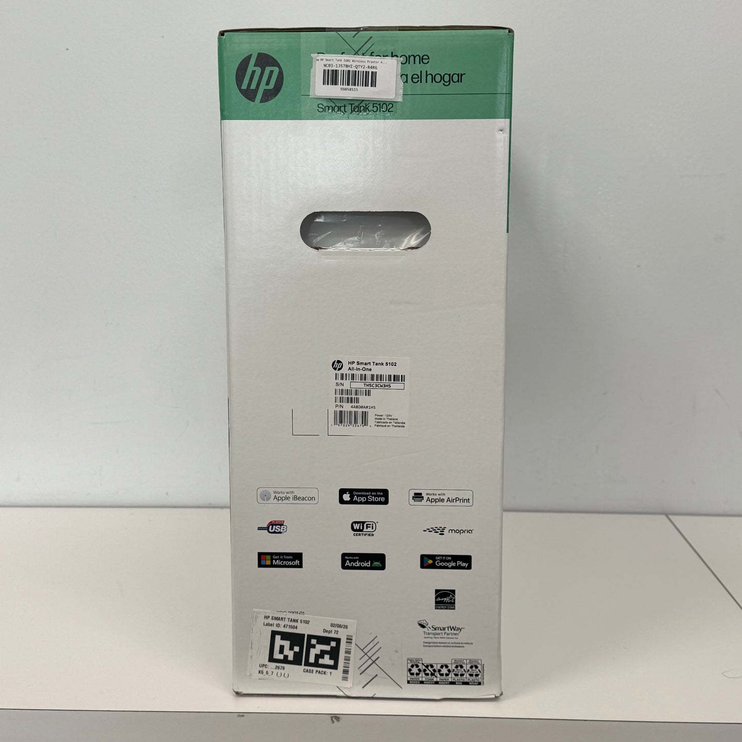 New HP Smart Tank 5102 Wireless Printer 4A8D0A#1H5