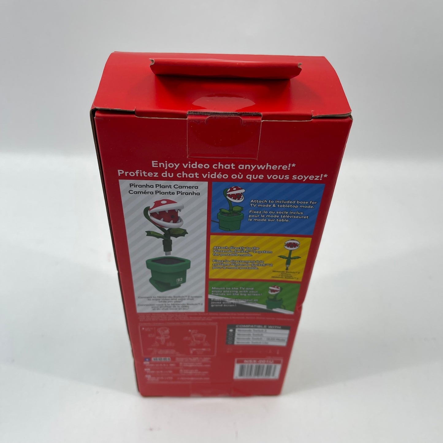 New Hori Piranha Plant Camera Green/Red NSX-001U Nintendo Switch 2