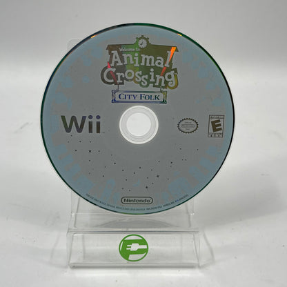 Animal Crossing City Folk (Nintendo Wii, 2008) Disc Only
