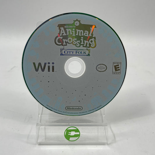 Animal Crossing City Folk (Nintendo Wii, 2008) Disc Only