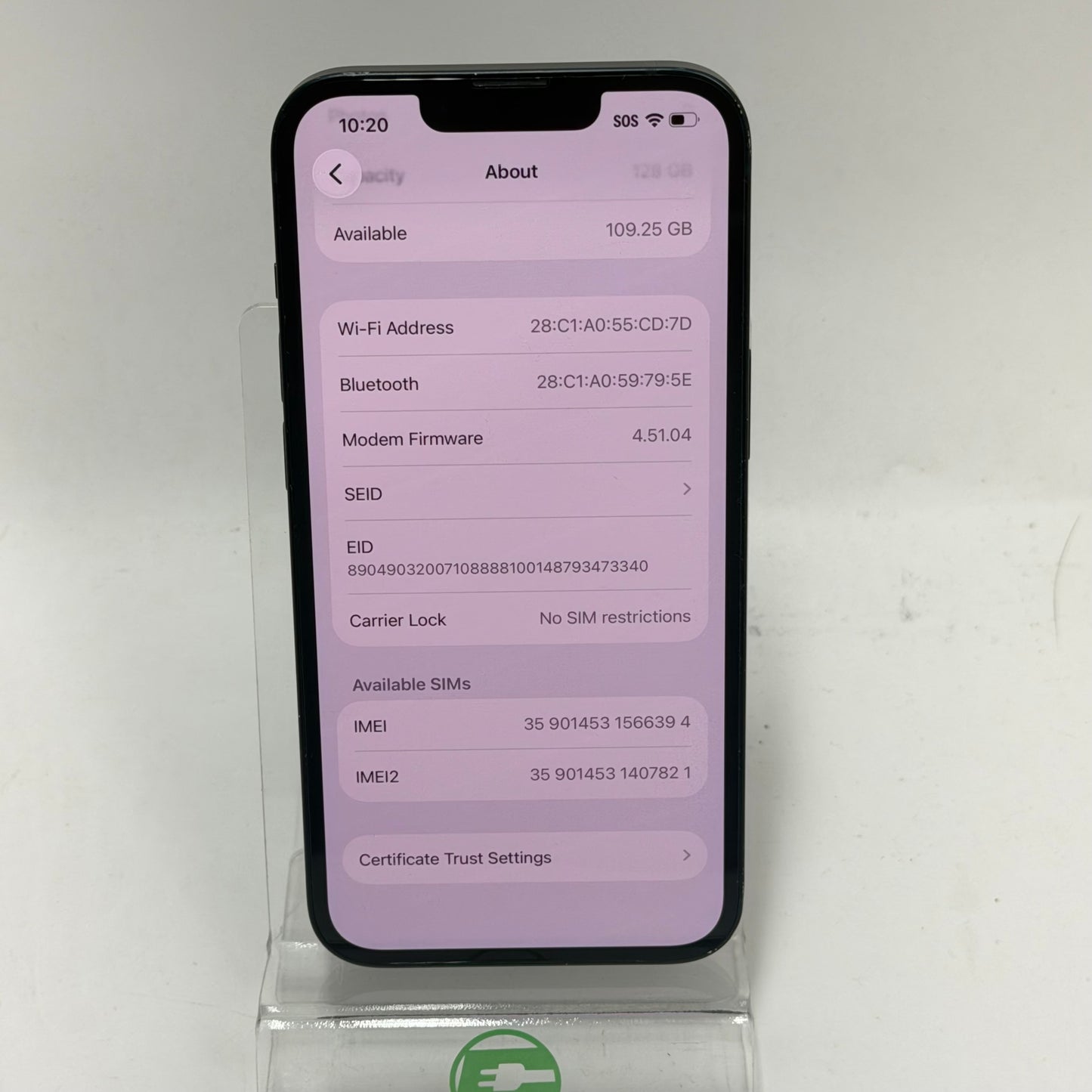 Factory Unlocked Apple iPhone 14 128GB Midnight MPUA3LL/A