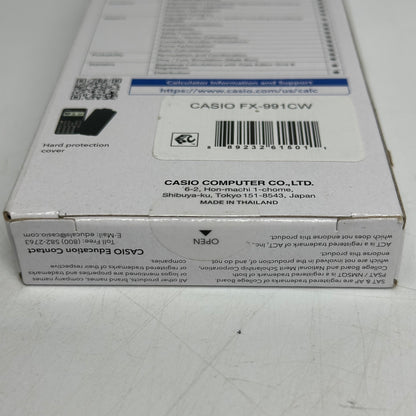 New Casio Graphing Calculator FX-991CW