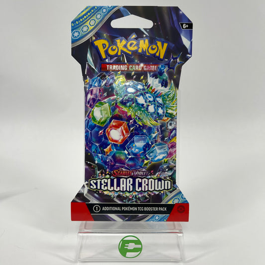 New Pokemon TCG Scarlet & Violet Stellar Crown Blister Pack 190-85900