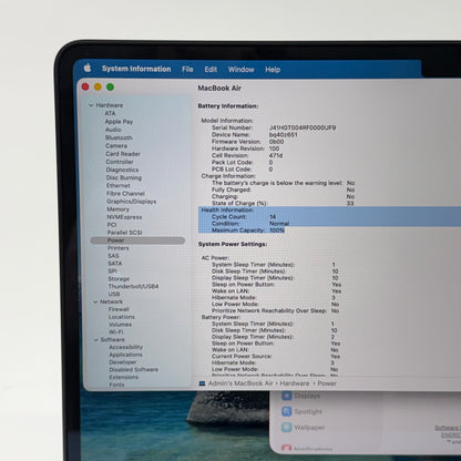 2025 Apple MacBook Air 13.6" M4 8C GPU 4.5GHz 16GB RAM 256GB SSD A3240