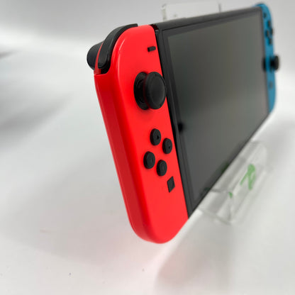 Nintendo Switch OLED Video Game Console HEG-001 Neon Red/Neon Blue￼