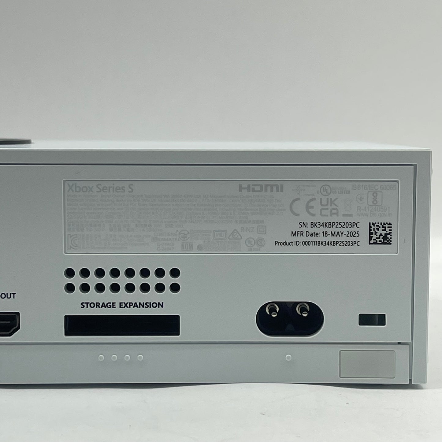 Microsoft Xbox Series S 512GB Console Gaming System Only Robot White 1883