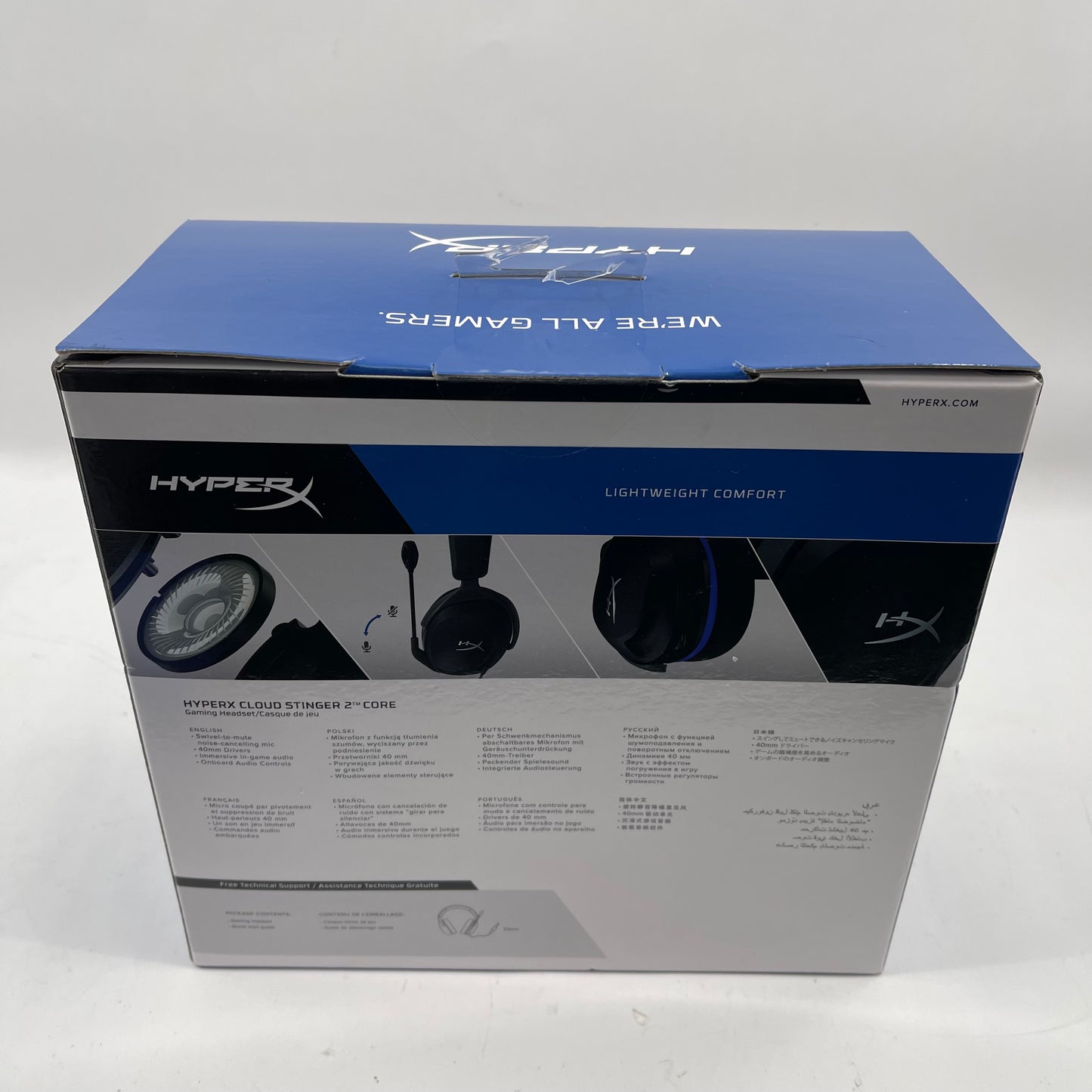 New HyperX Cloud Stinger 2 Core Wired Headset 6H9B6AA For PS5/PS4