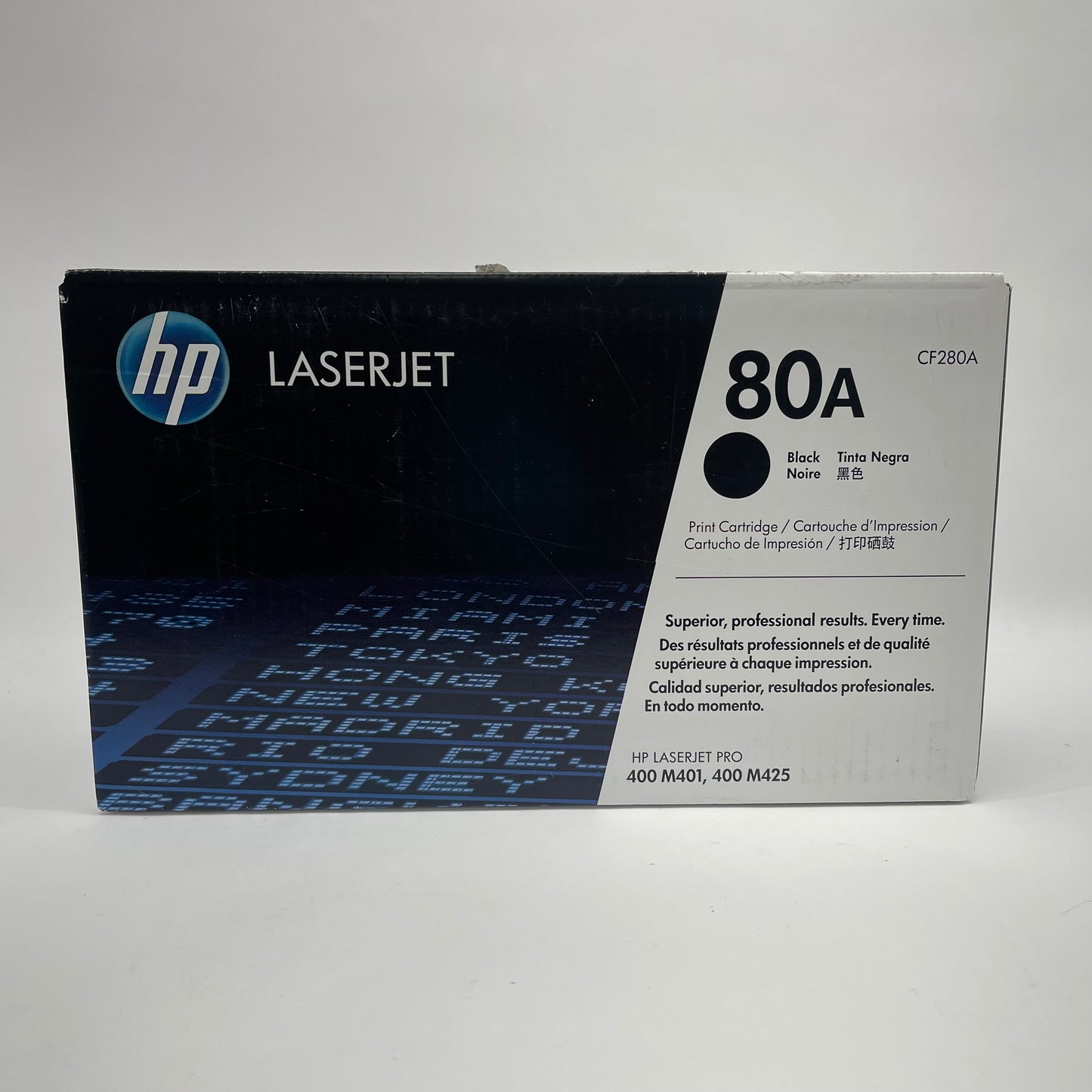 New HP 80A CF280A Black Ink Cartridge Prod Date Jul 2021