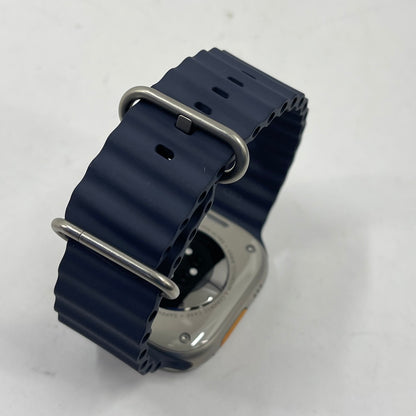 Unlocked Apple Watch Ultra 2 49MM Natural Titanium Blue Ocean Band A2986