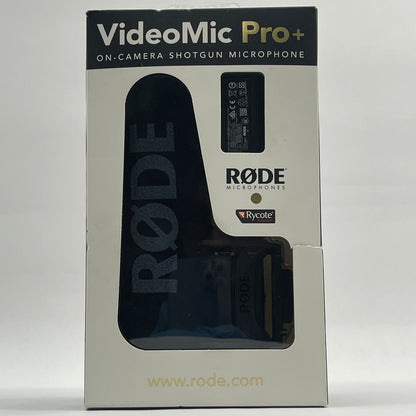New Rode VideoMic Pro+ 20 Hz - 20 kHz Shotgun Microphone VMP+