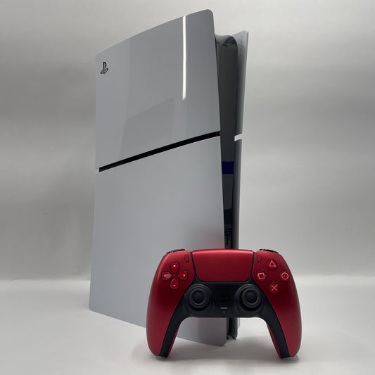 Sony PlayStation 5 Slim Disc PS5 1TB White Console Gaming System CFI-2015