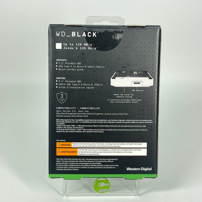 New Western Digital Game Drive WD_Black P10 4TB External HDD WDBA5G0040BBK-WESN