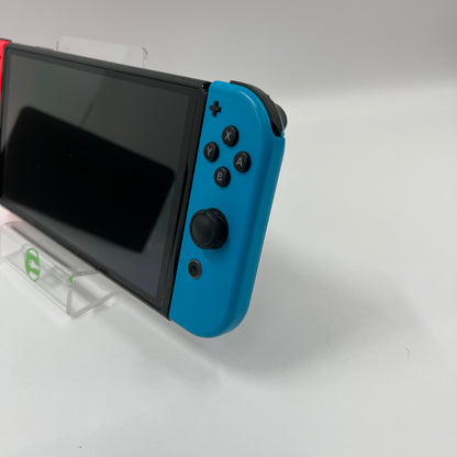Nintendo Switch OLED Video Game Console HEG-001 Neon Red/Neon Blue￼