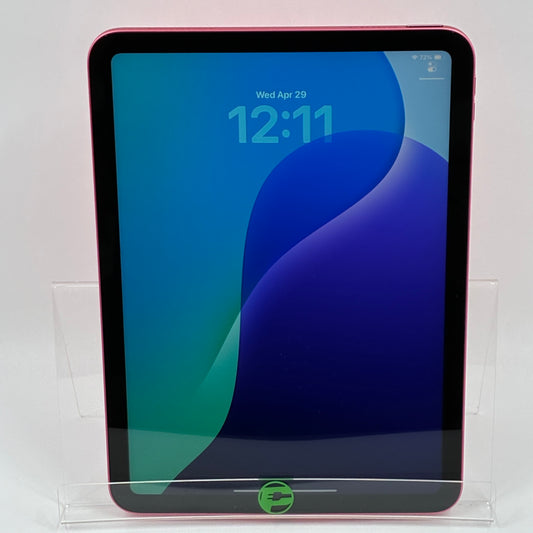 WiFi Only Apple iPad 10th Gen 256GB Pink MPQC3LL/A