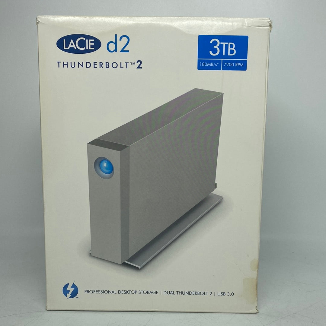 New LaCie D2 3TB HDD Professional Desktop Storage USB 3.0 STEX3000100