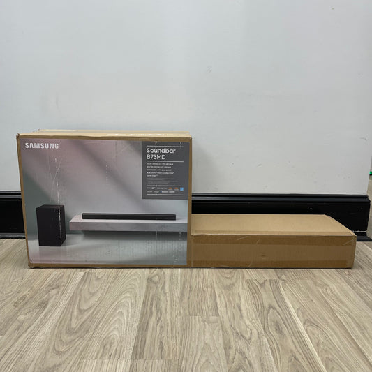 New Samsung B73MD 5.1Ch. Soundbar & Subwoofer Black HW-B73MD