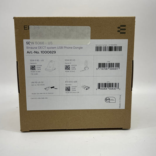 New EPOS Sennheiser SDW 5066 USB Phone Dongle 1000629
