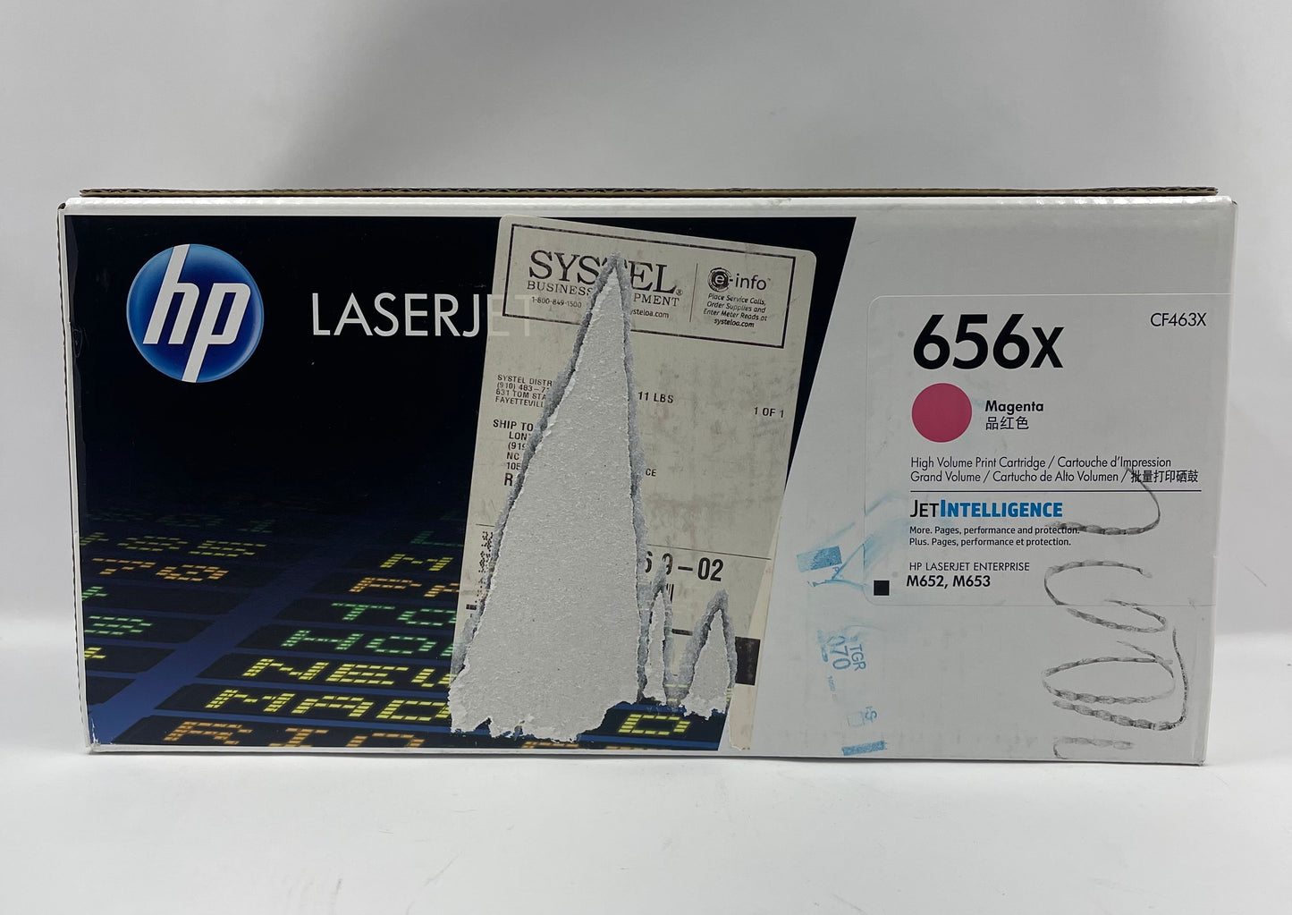 New HP 656X CF463X Magenta Toner Cartridge Prod Date Oct 2022