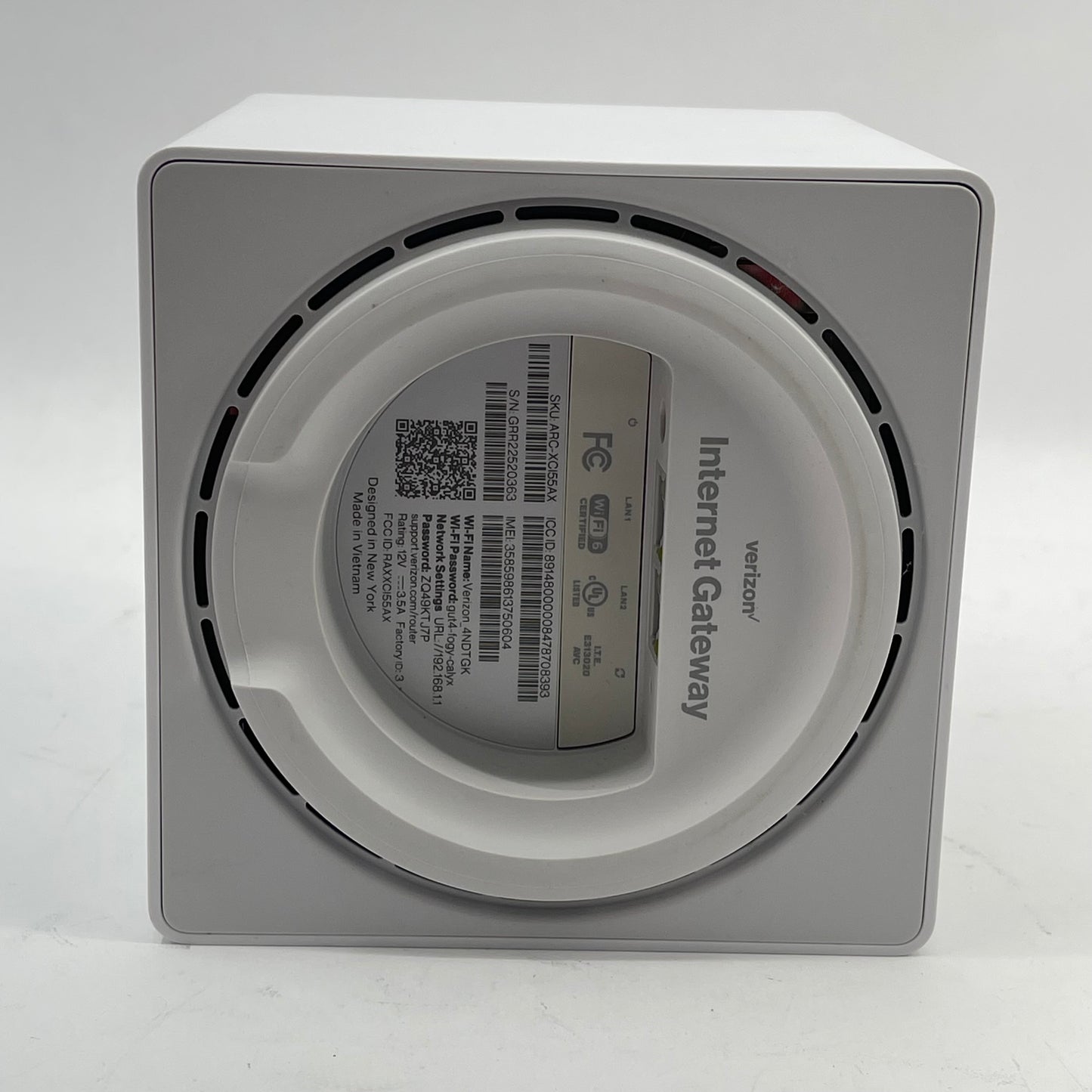 Verizon Internet Gateway Dual Band WiFi 6 ARC-XCI55AX Combo Modem Router