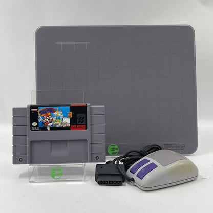 Mario Paint [Mouse Bundle] (Super Nintendo SNES, 1992)