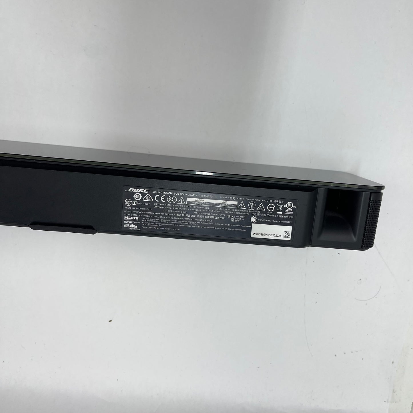 Bose SoundTouch 300 Wireless Bluetooth Soundbar Black 421650