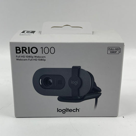 New Logitech Brio 100 Full HD 1080p Webcam 960-001580