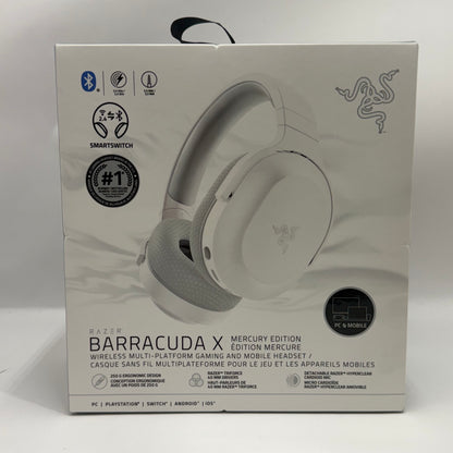 New Razer Barracuda X Mercury White RZ04-0443 Wireless Headset Multi-Platform