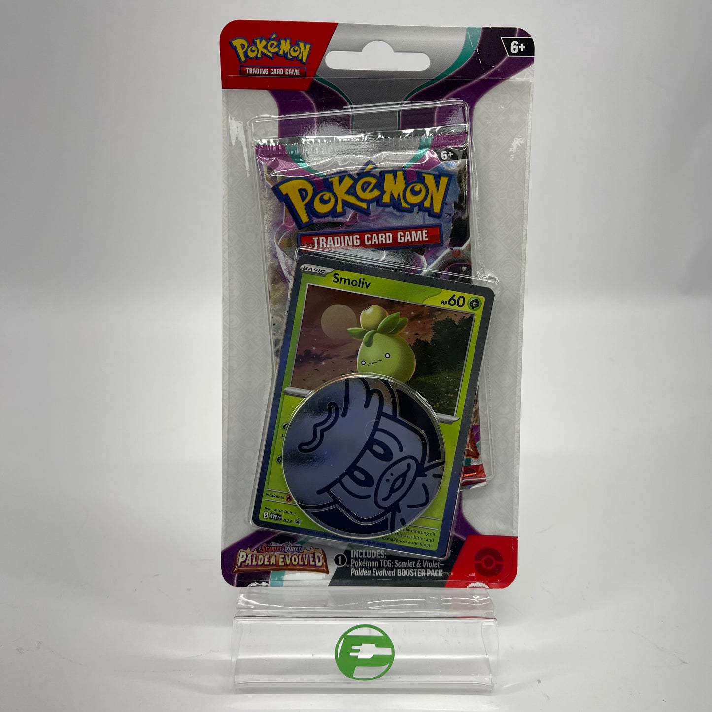 New Pokemon TCG Scarlet & Violet Paldea Evolved Single Pack Blister [Smoliv]