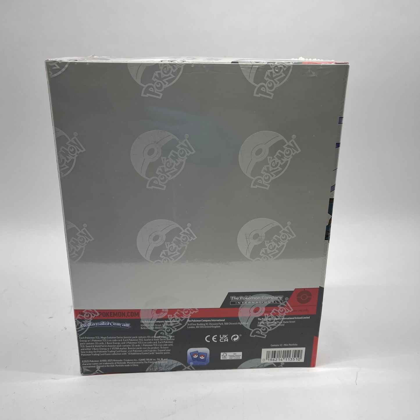 New Pokemon TCG Mega Evolution Mini Portfolio w/ Booster Pack Lot of 12 Pack