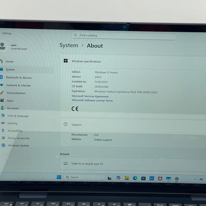 Dell Inspiron 14 P186G 14" Ryzen 5 8640HS 3.5GHz 8GB RAM 512GB SSD