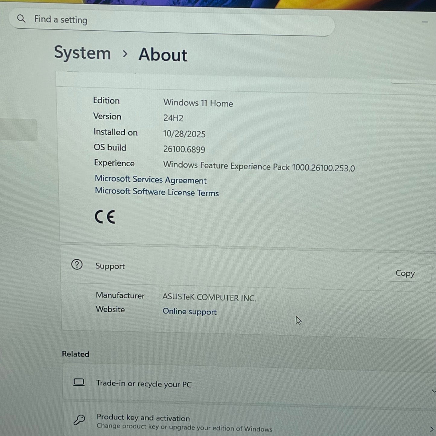 Asus Vivobook 16 F1605VA 16" i7-1355U 1.7GHz 16GB RAM 512GB SSD Intel Iris Xe 