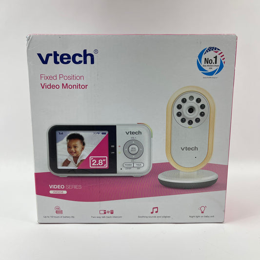 New VTech 2.8" Fixed Position Video Baby Monitor VM3258