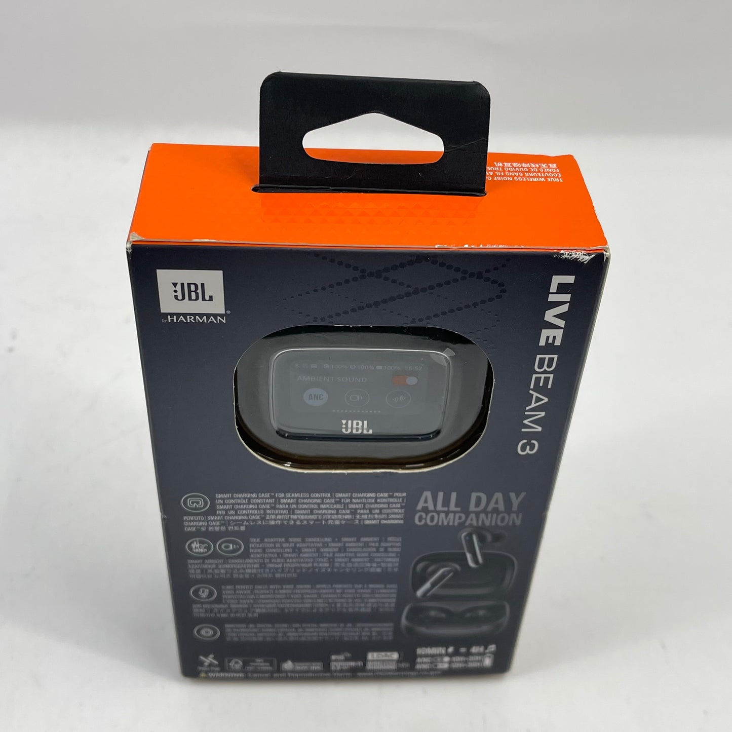 New JBL Live Beam 3 Wireless Earbuds JBLLIVEBEAM3BLKAM