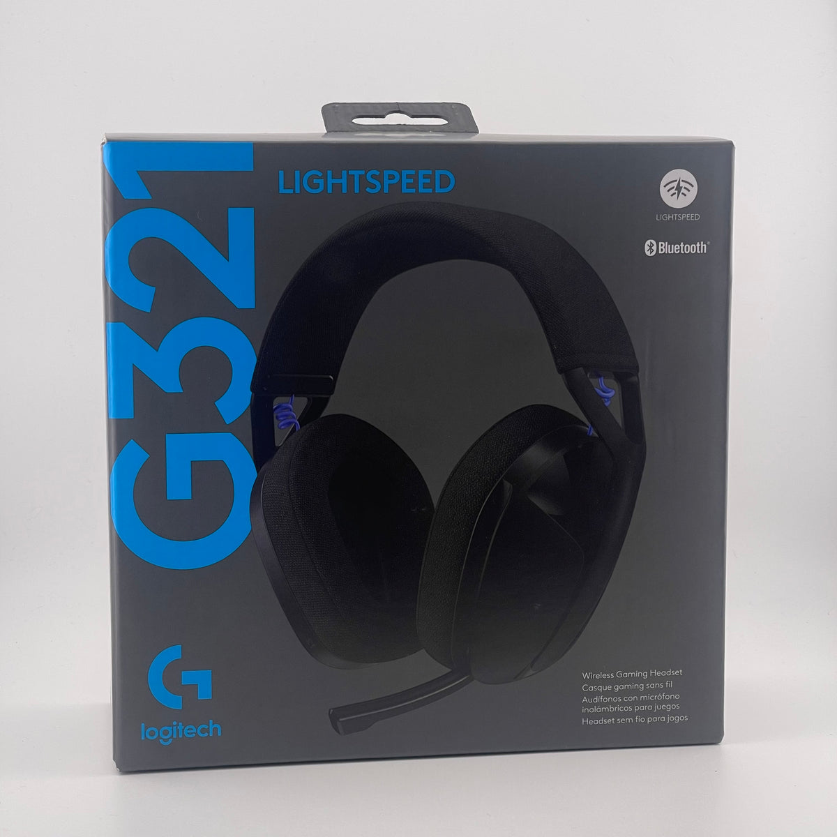 New Logitech G321 Lightspeed Wireless Gaming Headset Black 981-001562