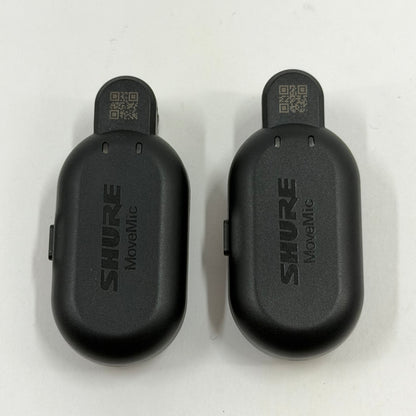 Shure MoveMic Two Channel Wireless Lavalier Microphone System w/ Receiver SPCCW