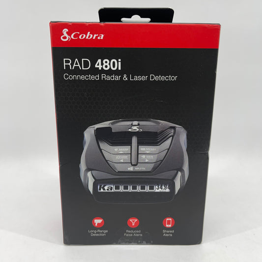 New Cobra RAD 480i Laser Radar Detector RAD480i