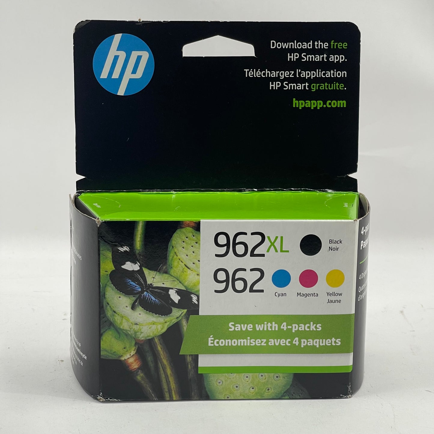 New HP 962XL 4-Pack Ink Cartridge Bundle Pack Exp. Apr 2027