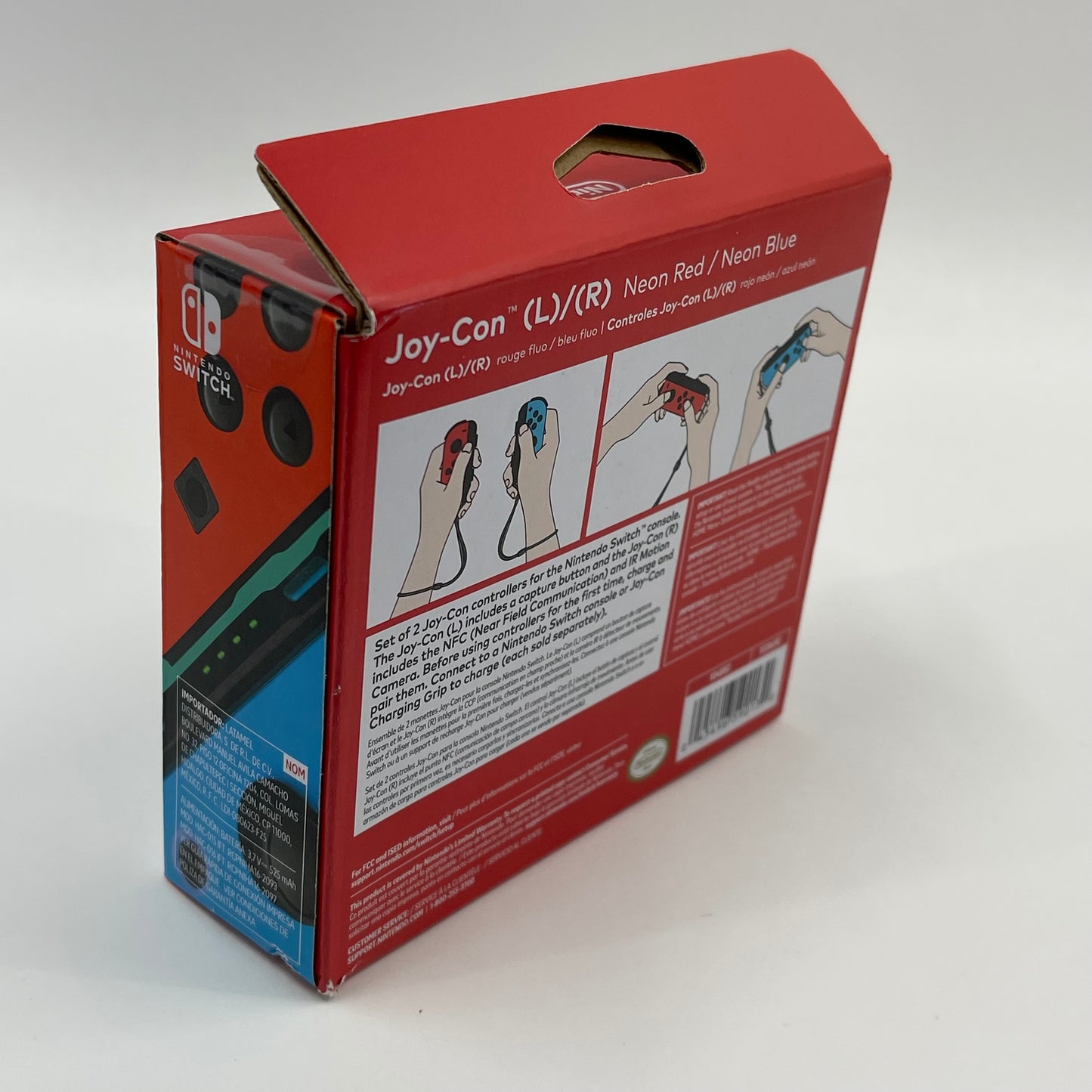 New Nintendo Switch Joy-Cons Pair Controller HACAJAEAA Neon Red/Neon Blue