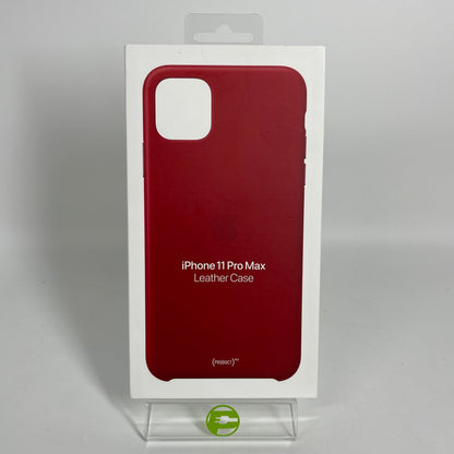 New Apple iPhone 11 Pro Max Leather Case Product Red MX0F2ZM/A