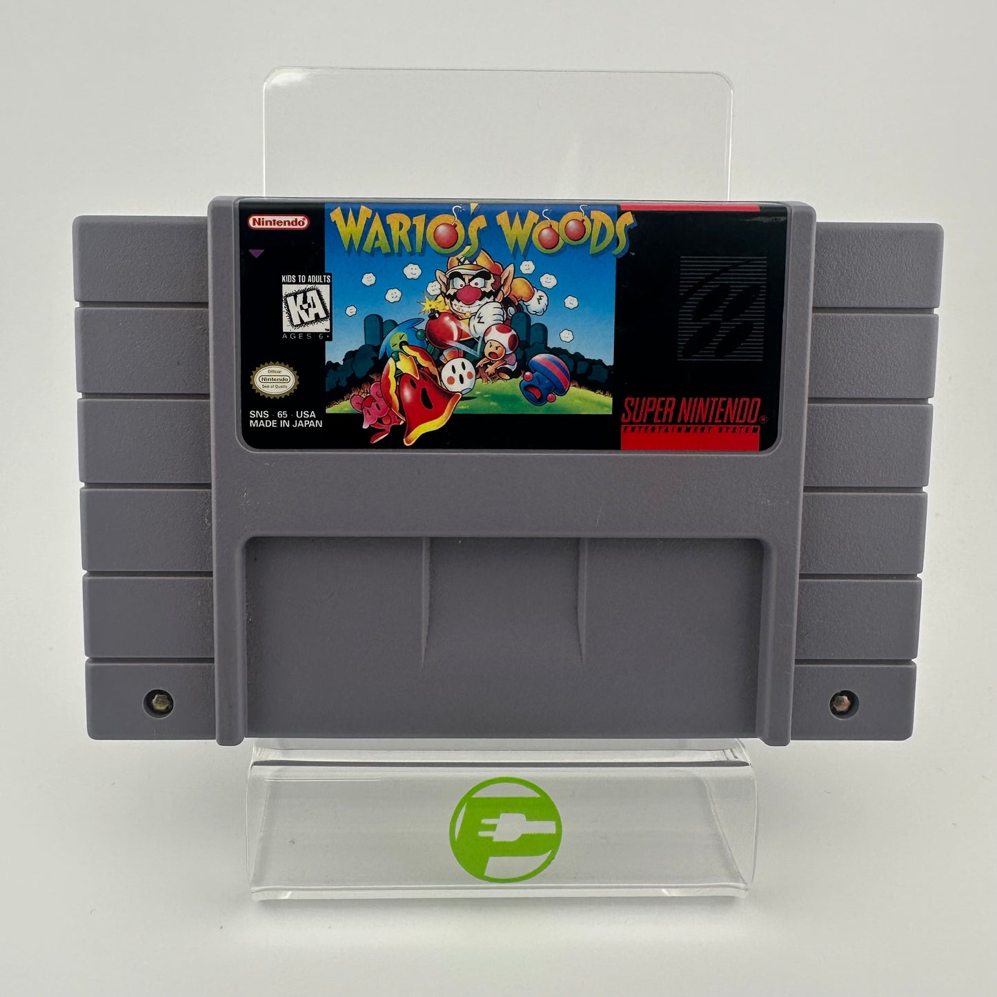 Wario's Woods (Super Nintendo SNES, 1994) Cartridge Only