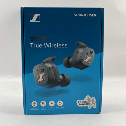 New Sennheiser SPORT True Wireless Bluetooth Earbuds Black CX200TW1