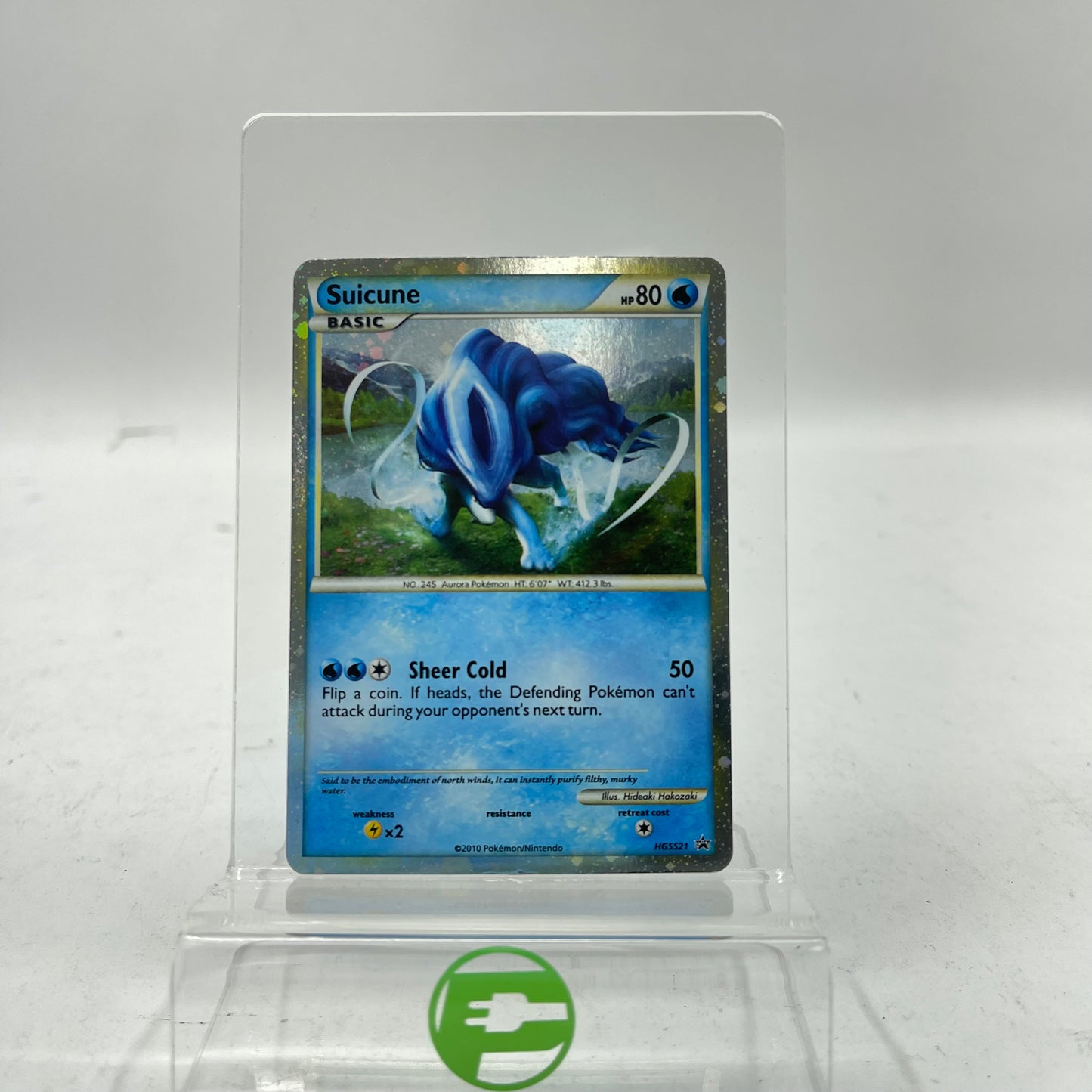 Pokémon TCG Suicune #HGSS21 HGSS Promo Trading Card HGSS21