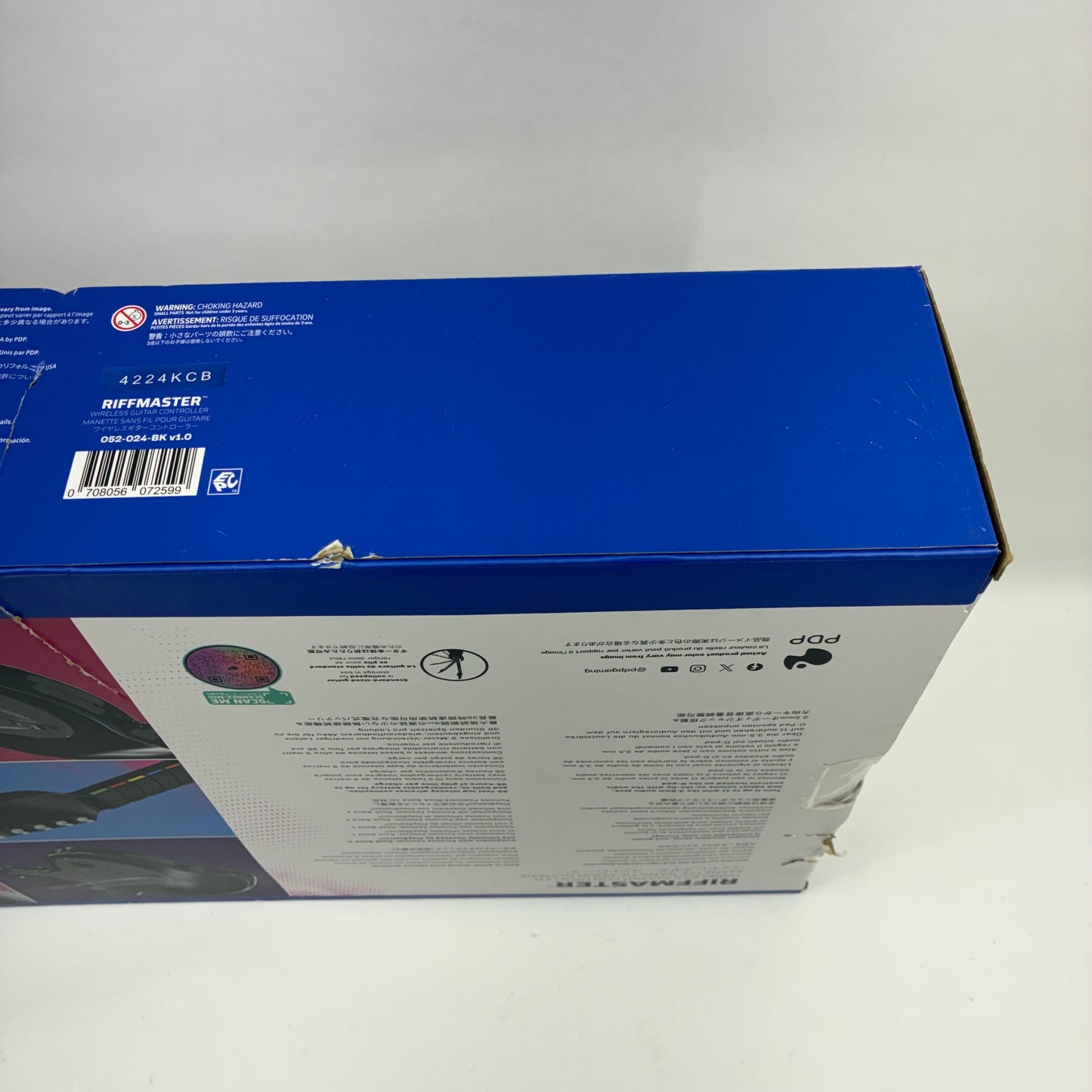 New PDP Riffmaster Black 052-024-BK Wireless Gaming Controller PS4 PS5