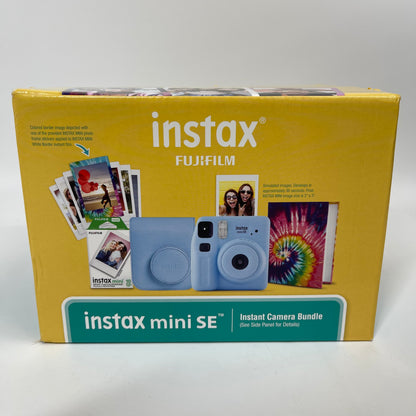 New Fujifilm Instax Mini SE Instant Camera Bundle Blue Blister 6000238542