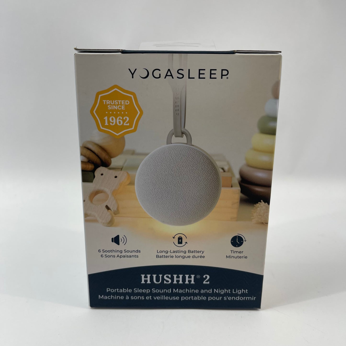New Yogasleep HUSHH 2 Portable Sleep Sound Machine & Night Light
