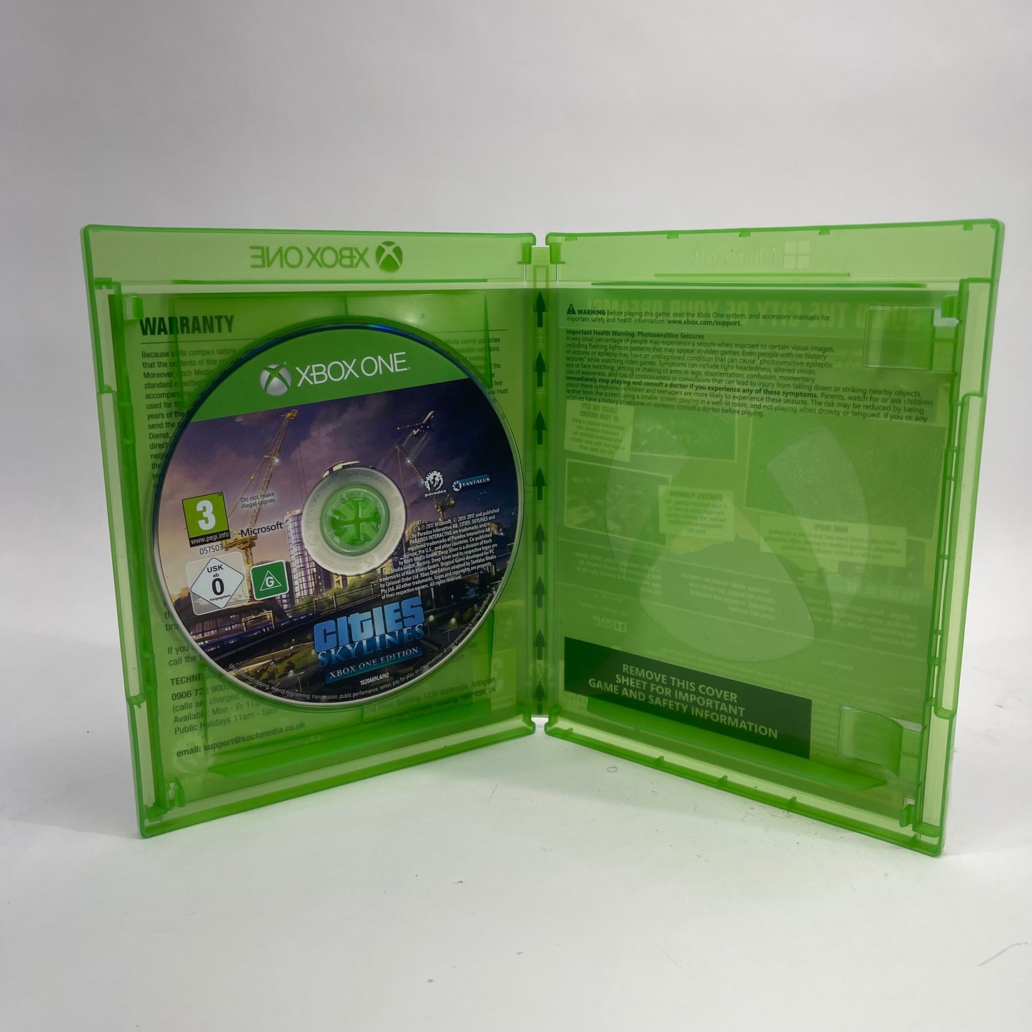 Cities Skylines (Microsoft Xbox One, 2017) PAL